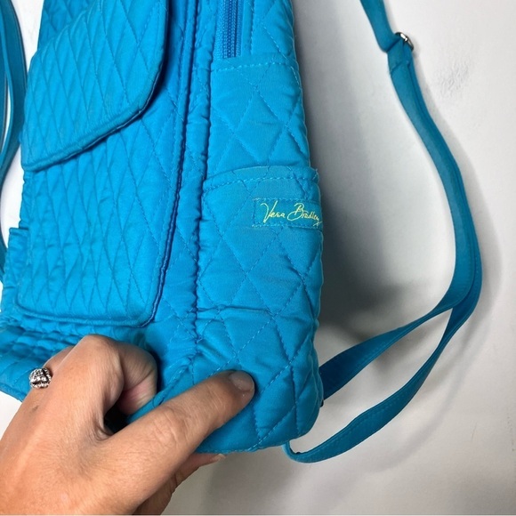 Vera Bradley teal‎ small backpack main image 6
